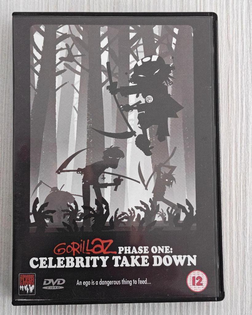 GORILLAZ - Phase one : Celebrity take down (DVD + CD), Vanaf 12 jaar, Ophalen of Verzenden, Gebruikt, Muziek en Concerten