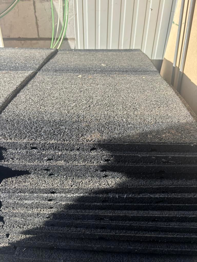 Rubbere matten, Jardin & Terrasse, Terrasses, Enlèvement, Comme neuf, Synthétique