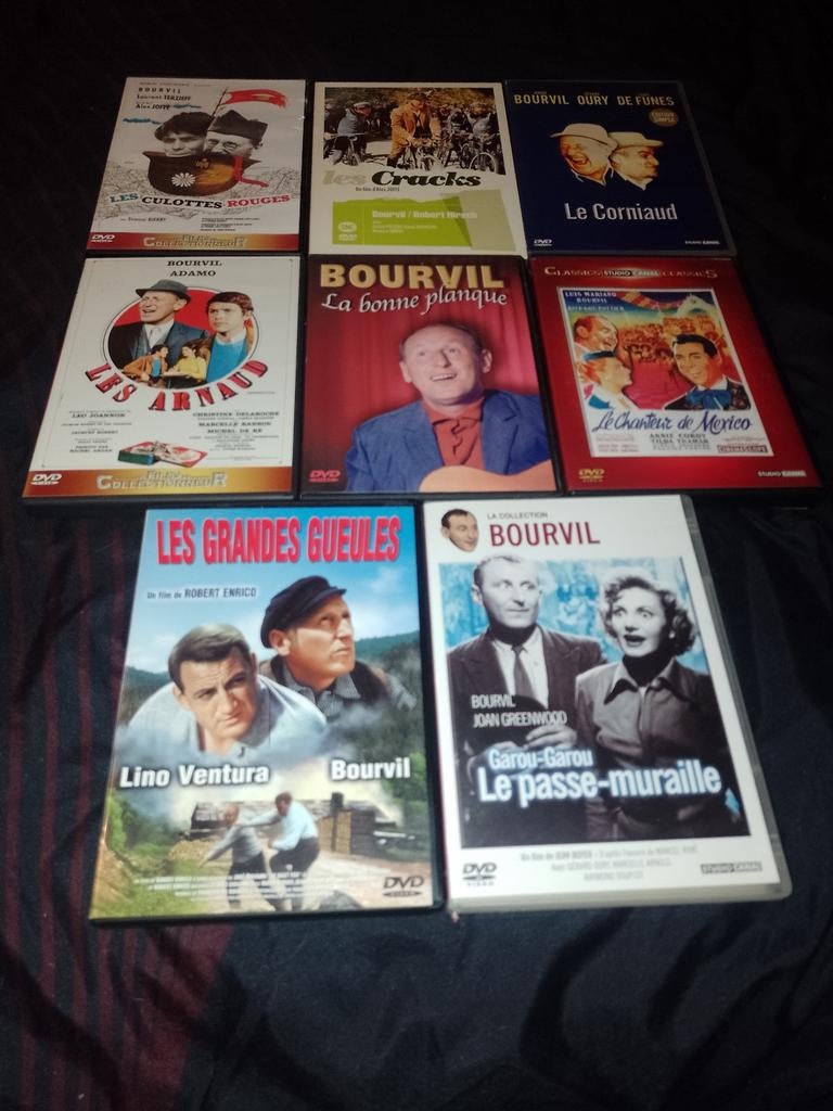 A vendre en DVD liste évolutive Bourvil, CD & DVD, DVD | Comédie, Comme neuf, Comédie d'action, Tous les âges, Enlèvement ou Envoi