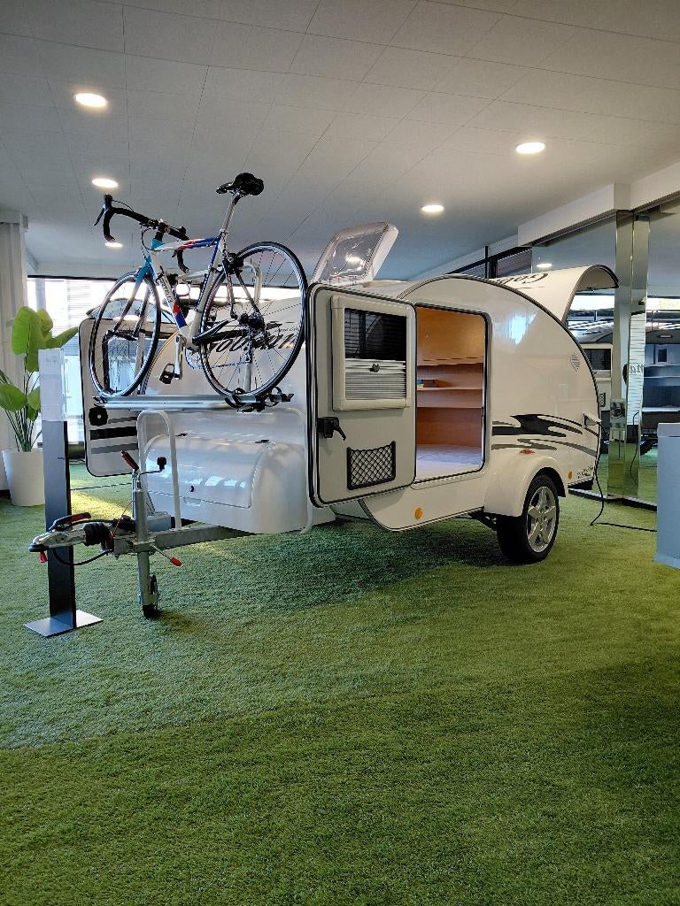 Verhuur teardrop/mini-caravan Gobanna 1500 Brake België, Caravans en Kamperen, Overige merken, IJmuiden, Tot en met 2, Bedrijf