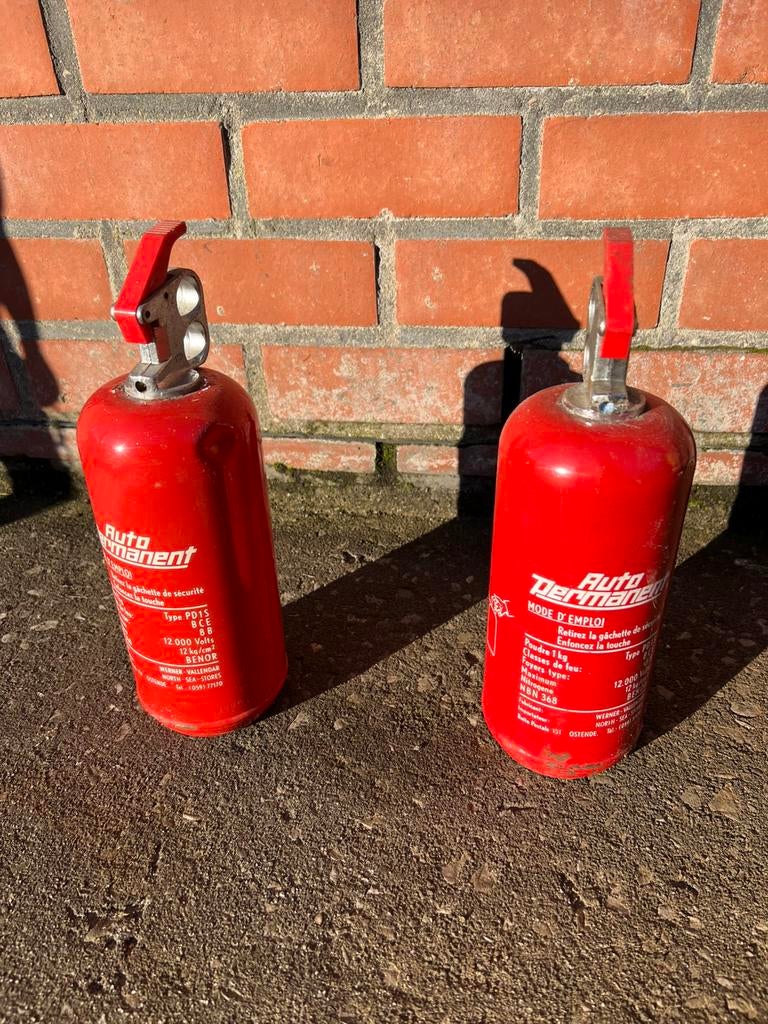 Vintage brandblussers, Enlèvement, Comme neuf