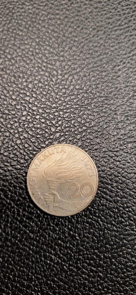 Zaïre 20 makuta 1973, Enlèvement ou Envoi