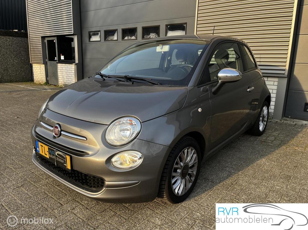Fiat 500 0.9 TwinAir Turbo Popstar AUTOMAAT/CRUISE, Auto's, 4 zetels, Stof, 875 cc, Grijs