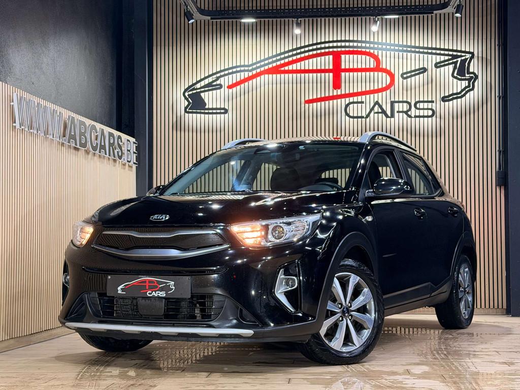 Kia Stonic 1.0 * GARANTIE 12 MOIS * 1ER PROPRIETAIRE *, Auto's, Kia, Stof, Gebruikt, 1650 kg, Zwart