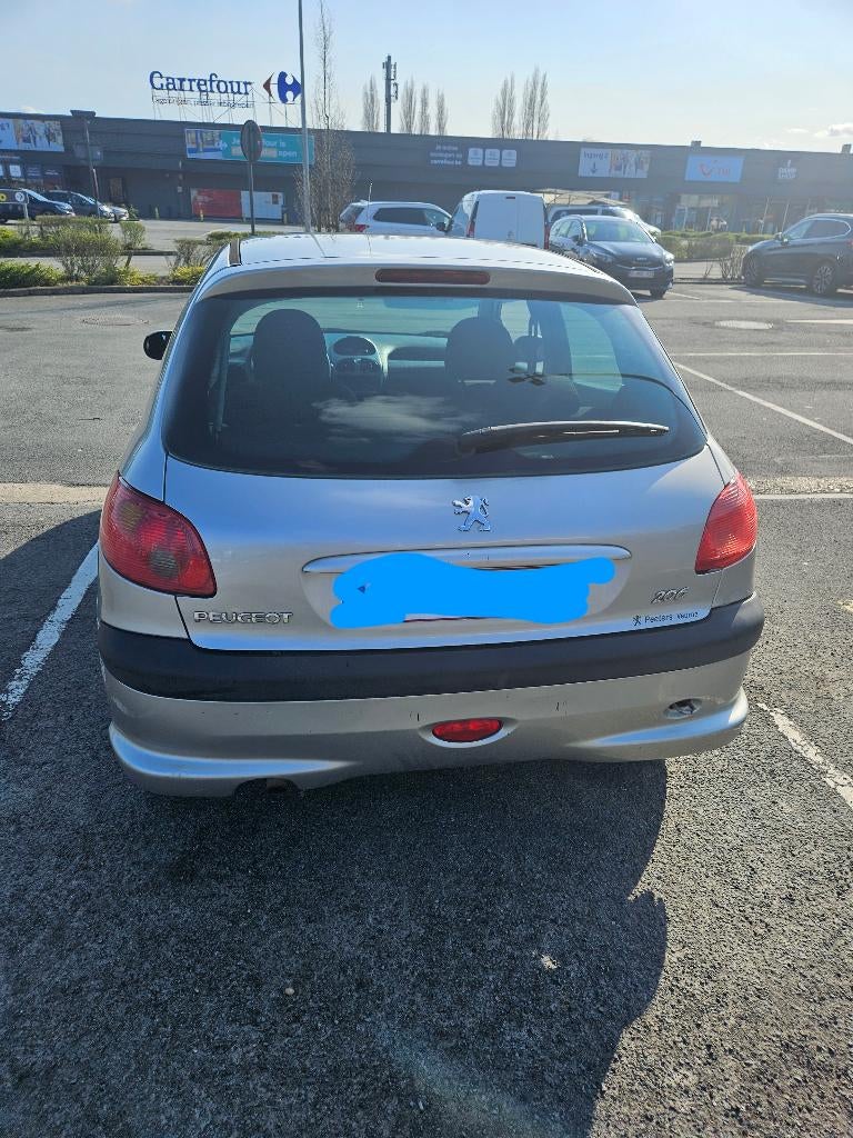 Peugeot 206 1.0 essence, Autos, Argent ou Gris, Achat, Boîte manuelle, Noir