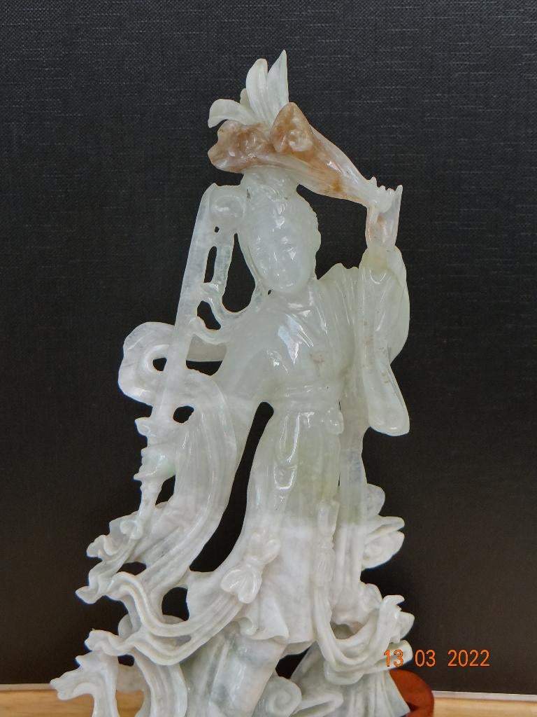 beeld in jade (dame ), Ophalen of Verzenden