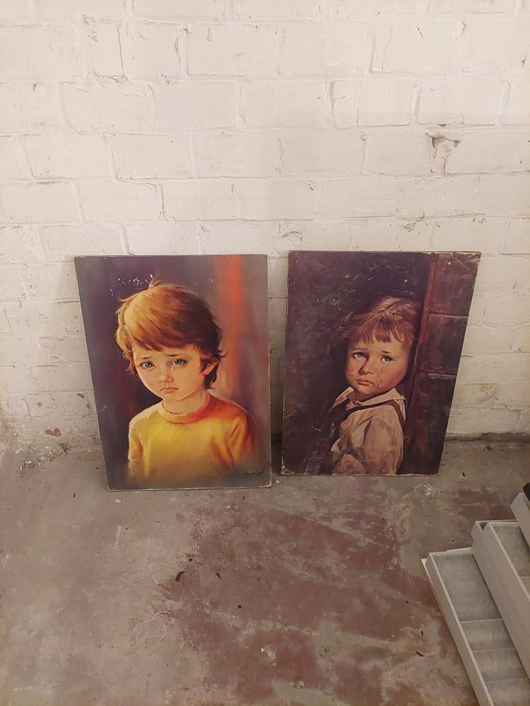 L'enfant qui pleure, Enlèvement
