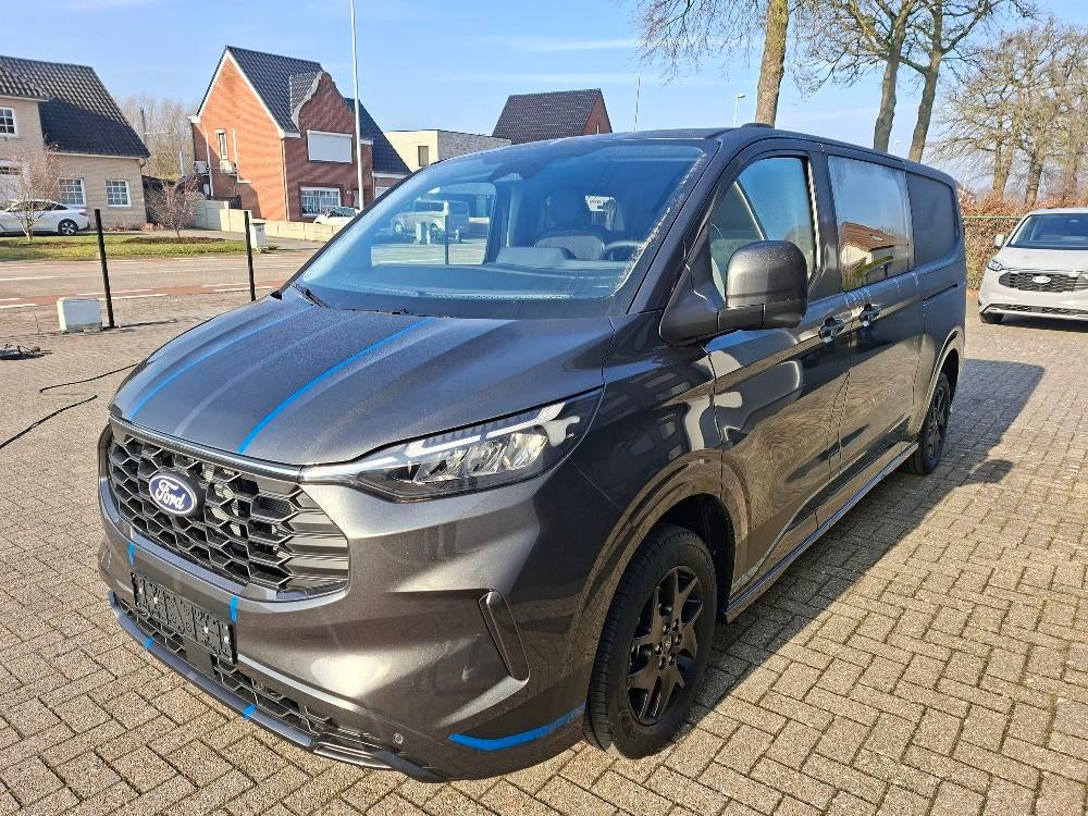 Ford Transit Custom SPORT L2 AUT driver ass pack 6 360cam, Autos, Neuf, Argent ou Gris, Achat, 6 portes