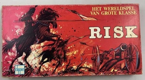 Risk Bordspel Nederlands 1976 Clipper Compleet Jaren 70, Hobby en Vrije tijd, Gezelschapsspellen | Bordspellen, Een of twee spelers