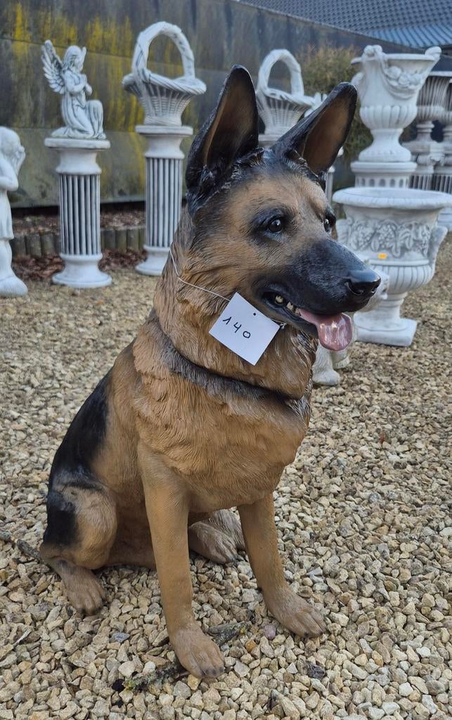 Polyester beeld , Duitse herder, Tuin en Terras, Ophalen, Nieuw, Kunststof, Dierenbeeld