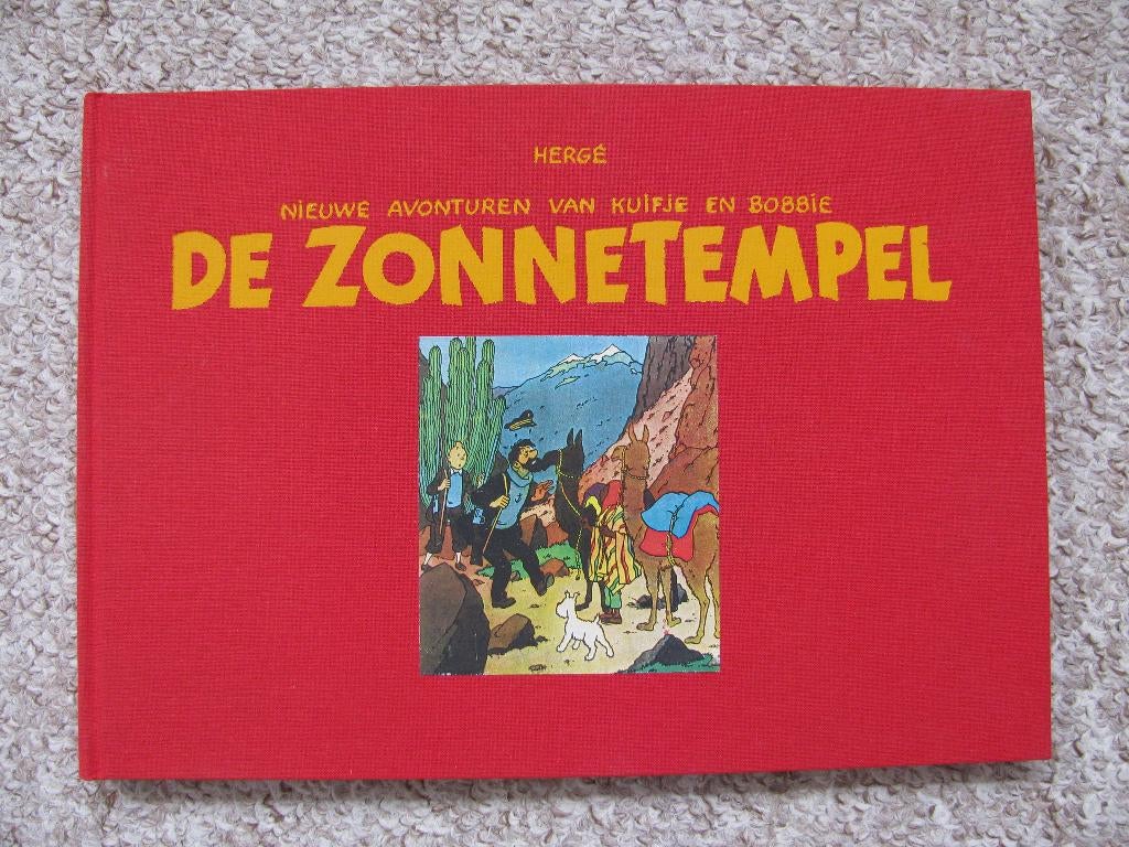 Kuifje - De Zonnetempel - gelimiteerde (1/30) hardcover 1995, Boeken, Eén stripboek, Nieuw, Ophalen of Verzenden, Herge