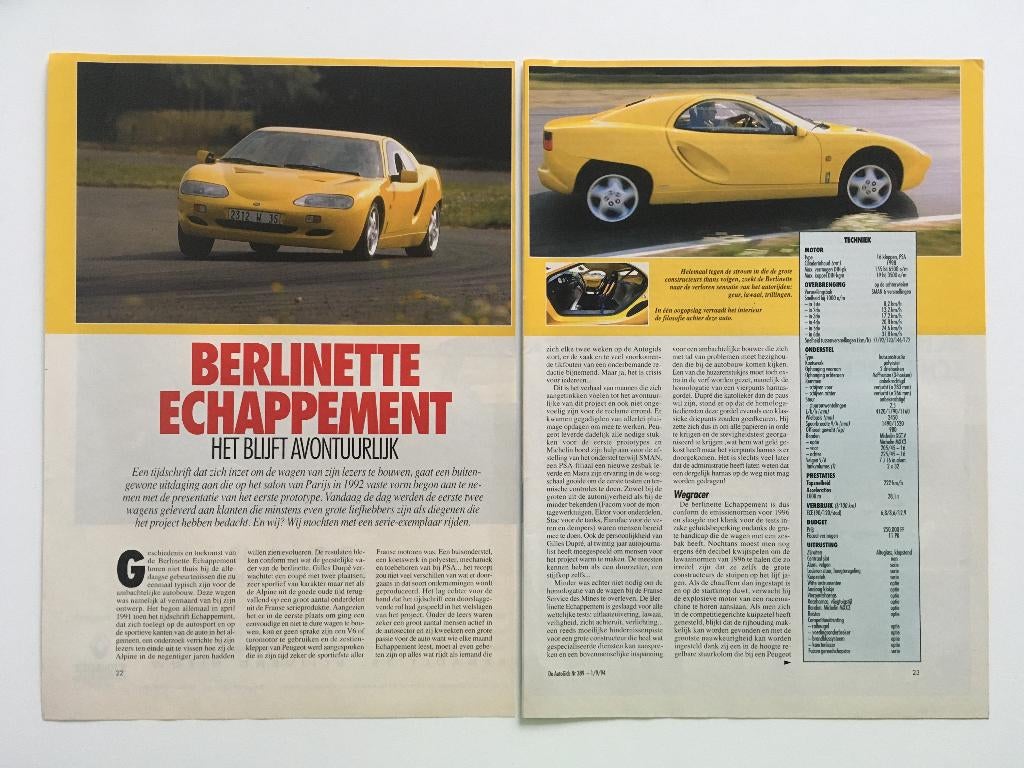 Artikel Hommell Berlinette, Ophalen of Verzenden, Zo goed als nieuw, Overige merken