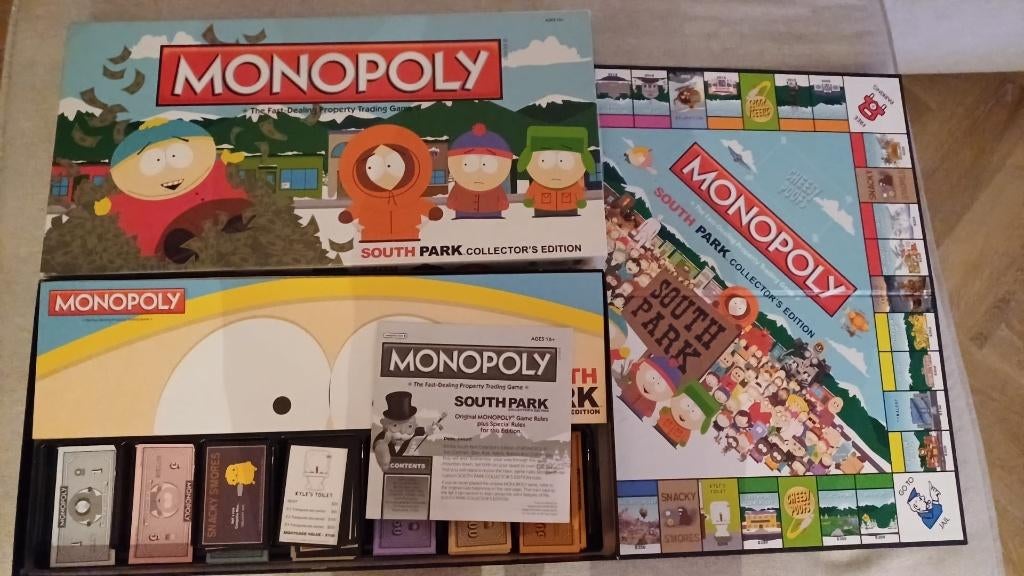 bordspel limited Monopoly South Park Monopolie cartoon, Vijf spelers of meer, Verzenden, Nieuw, Monopoly