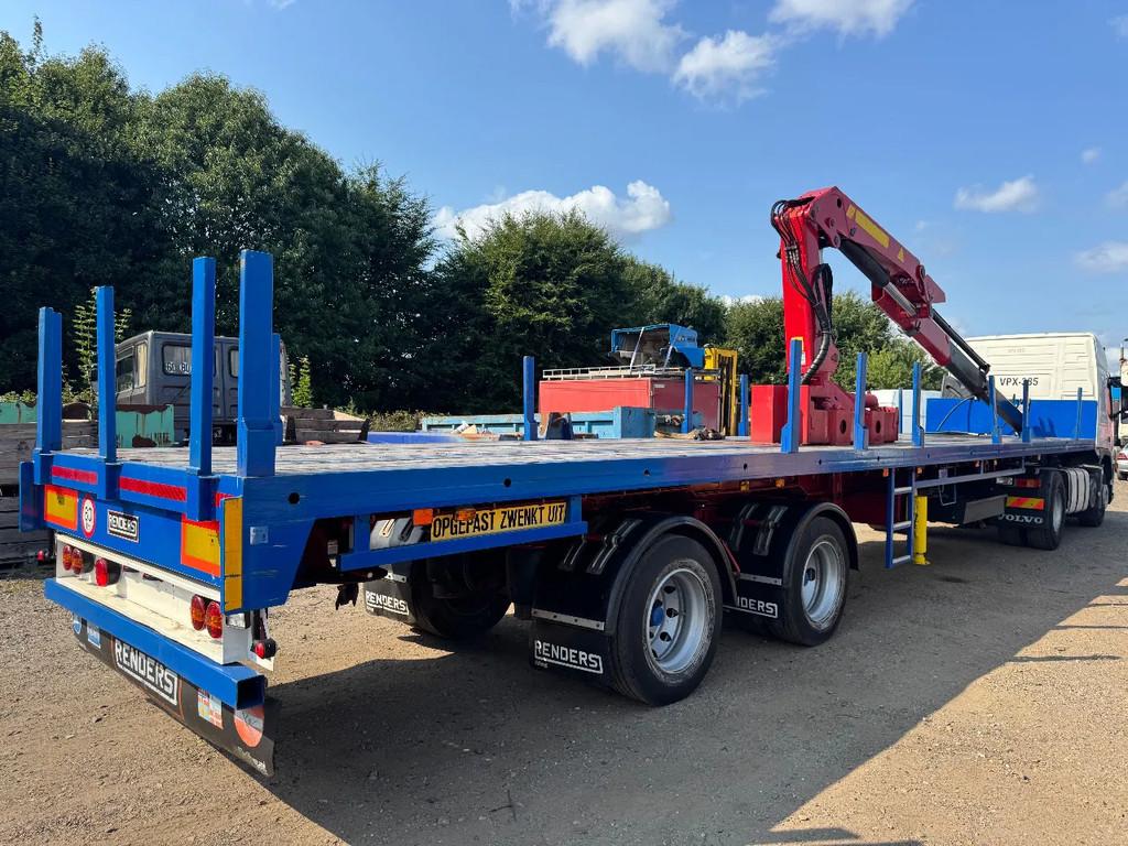 Renders *CRANE PALFINGER PK4500A-STEERING AXXLE* (bj 1993), Auto's, Vrachtwagens, Bedrijf, Te koop, Aanhangers en Opleggers, Overige brandstoffen