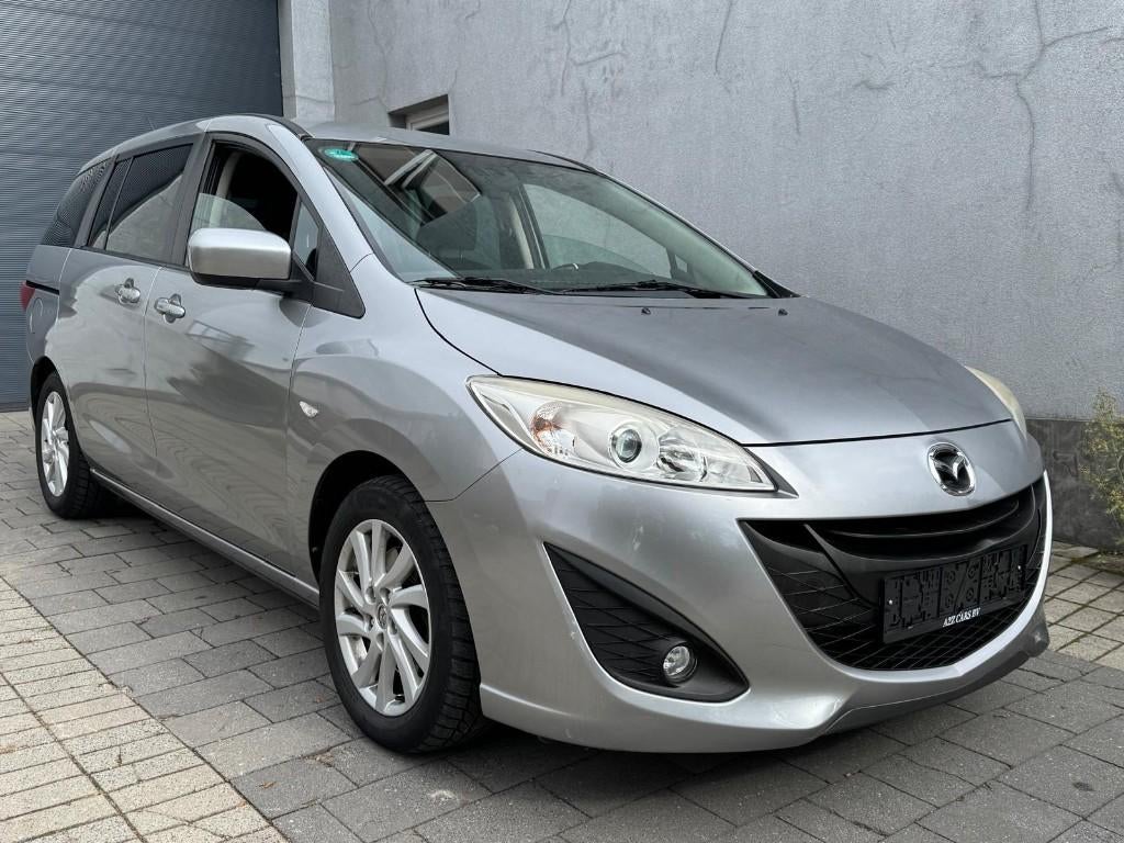 MAZDA 5 1.8i BENZINE 2012 MET 7 ZITPLAATSEN 112000 KM, Auto's, Voorwielaandrijving, Euro 5, Monovolume, https://public.car-pass.be/vhr/23741a0a-1fb3-4337-9b1b-f19aea37c99b