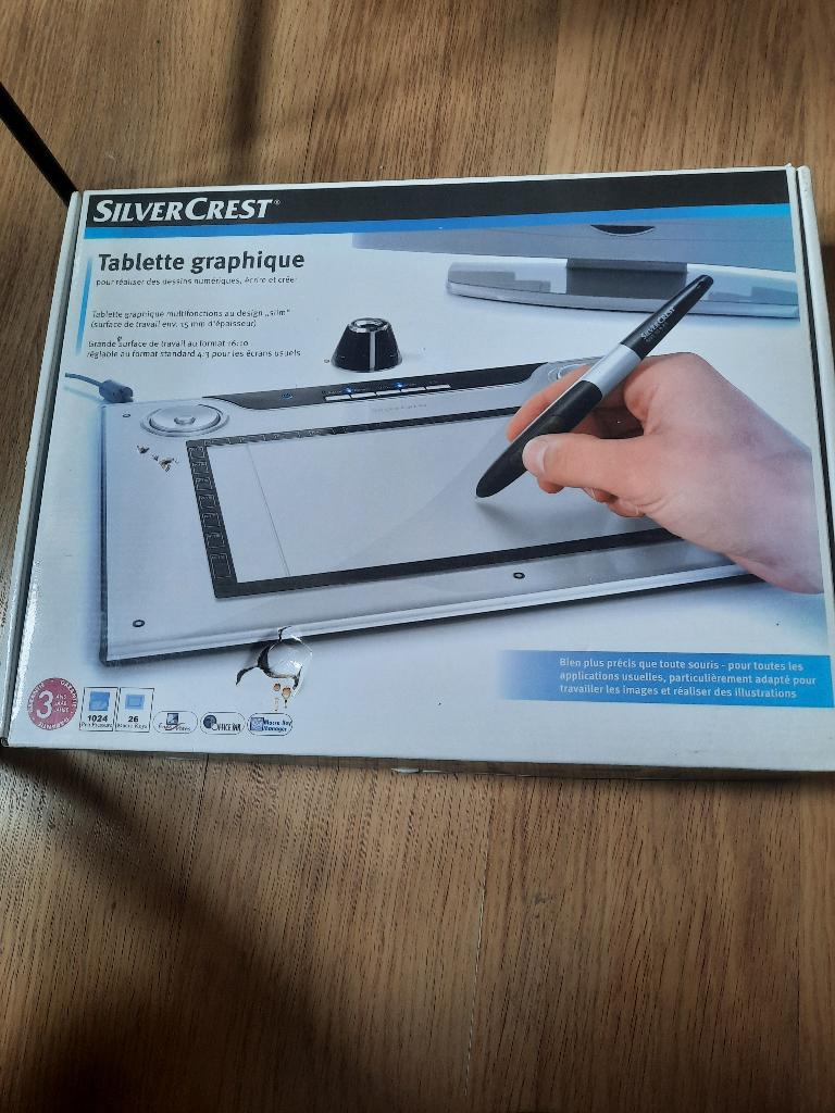 Tablette graphique  SilverCrest & Wacom CTH 461 Bamboo, Enlèvement ou Envoi, Comme neuf, Filaire, Silvercrest