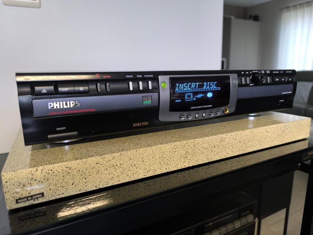 PHILIPS model CDR 775 - Audio Recorder Compact Disc, Enlèvement, Comme neuf, Philips