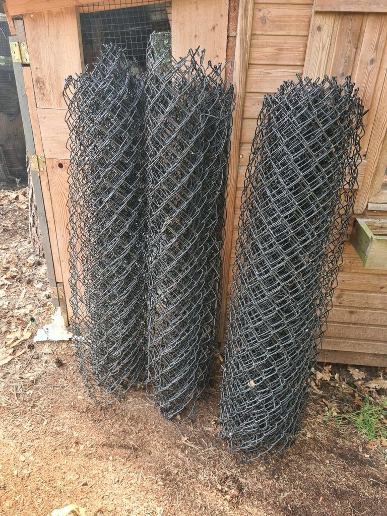 Tennisdraad / harmonicadraad zwart geplastificeerd, Tuin en Terras, Gaas en Draad, Ophalen, Draad