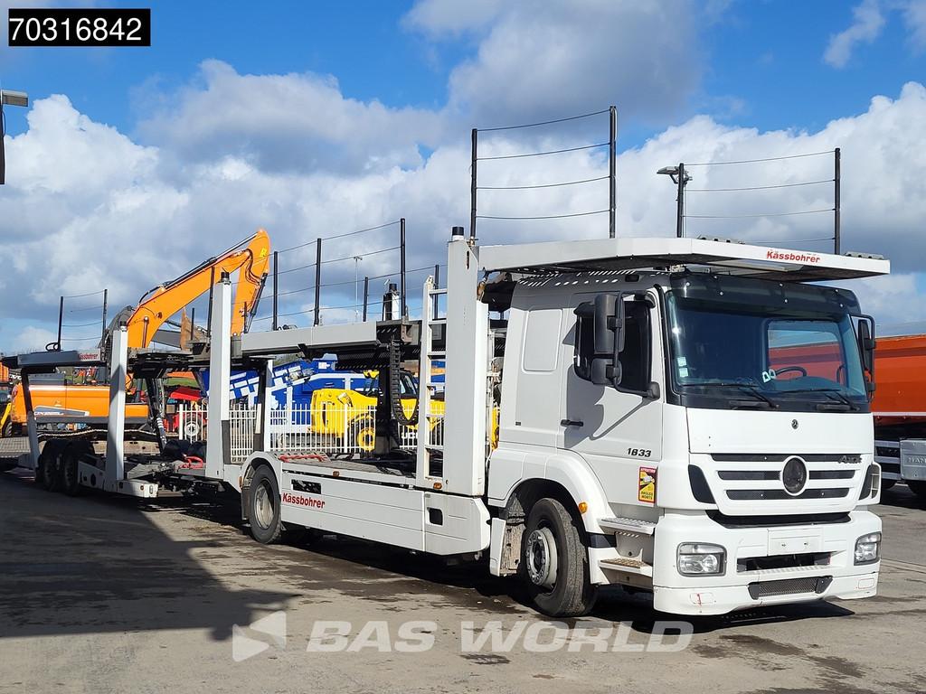 Mercedes Axor 1833 4X2 Kassbohrer SSV-01 car transporter com, Autos, Achat, Entreprise, Mercedes-Benz, Diesel