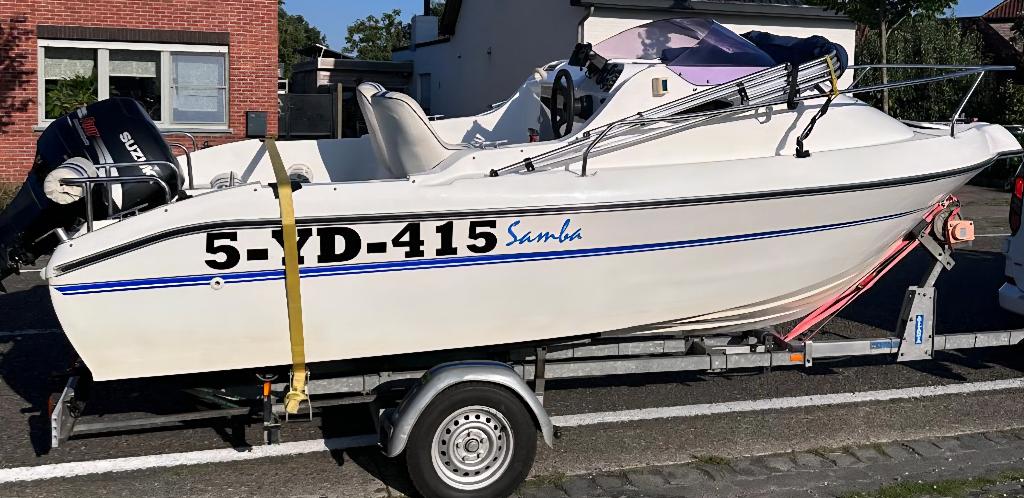 Kajuitboot Cabin 530, Ophalen, Gebruikt, 50 pk of meer, Buitenboordmotor