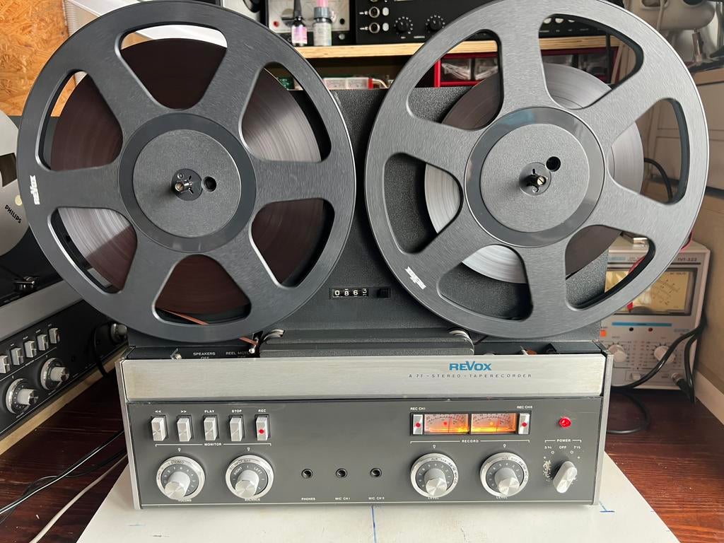 Revox A77 MKIV, Audio, Tv en Foto, Bandrecorder, Ophalen, Bandrecorder, Met banden