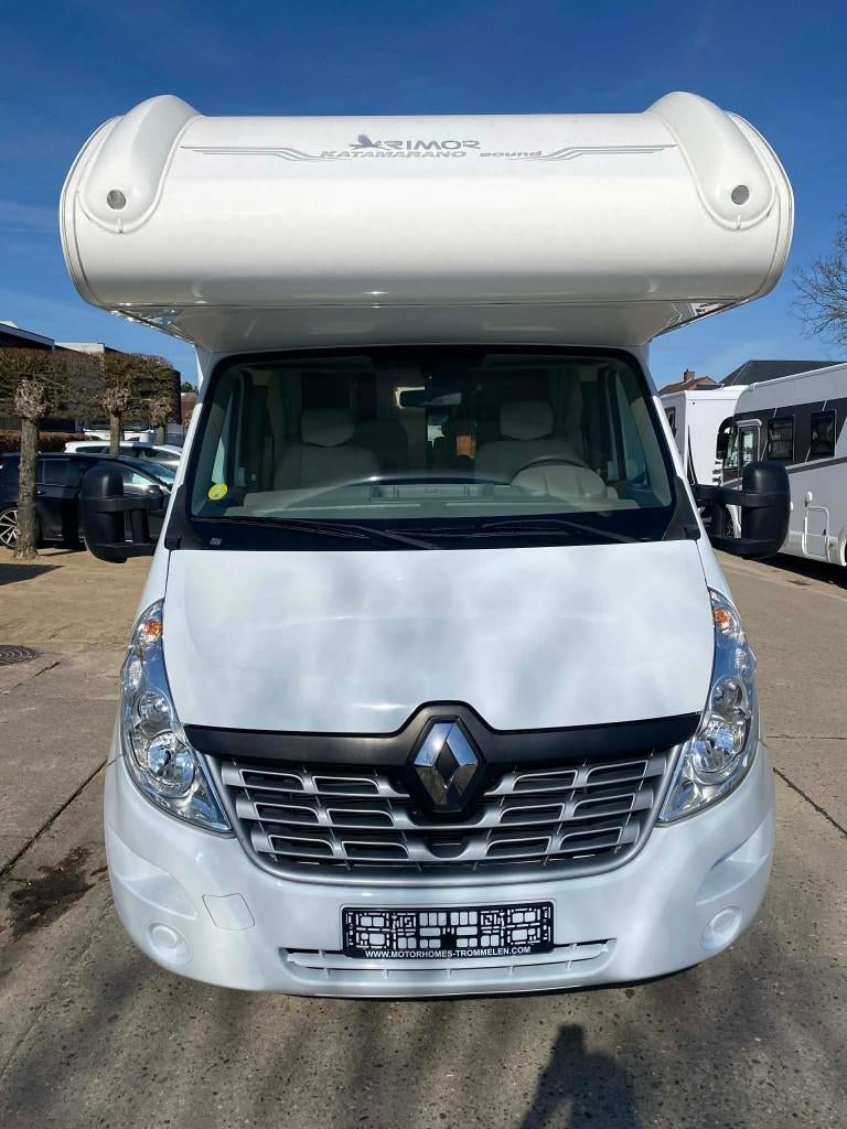 Rimor Katamarano Sound, Caravans en Kamperen, Mobilhomes, Alkoof, Ringverwarming, Fietsendrager, Tot en met 6