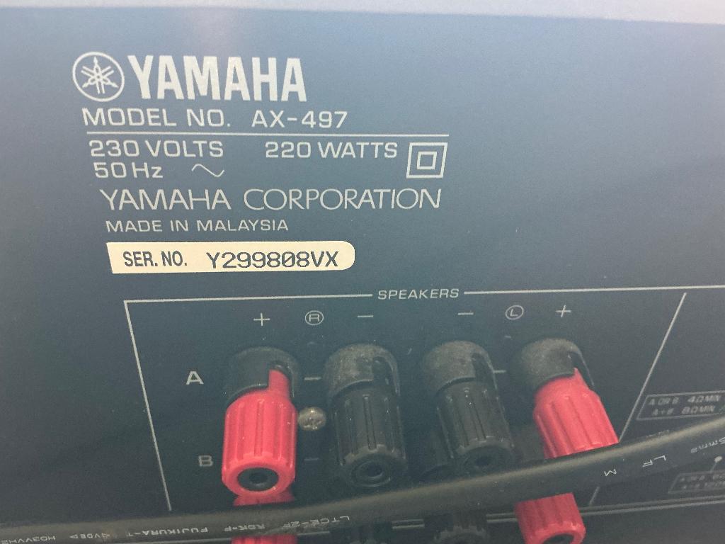 Versterker, Audio, Tv en Foto, Versterkers en Ontvangers, Ophalen, Gebruikt, 120 watt of meer, Yamaha