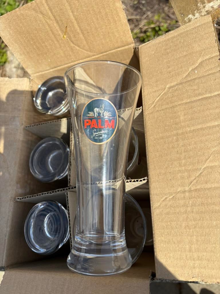 Palmbierglas, Verzamelen, Biermerken, Ophalen, Zo goed als nieuw, Palm