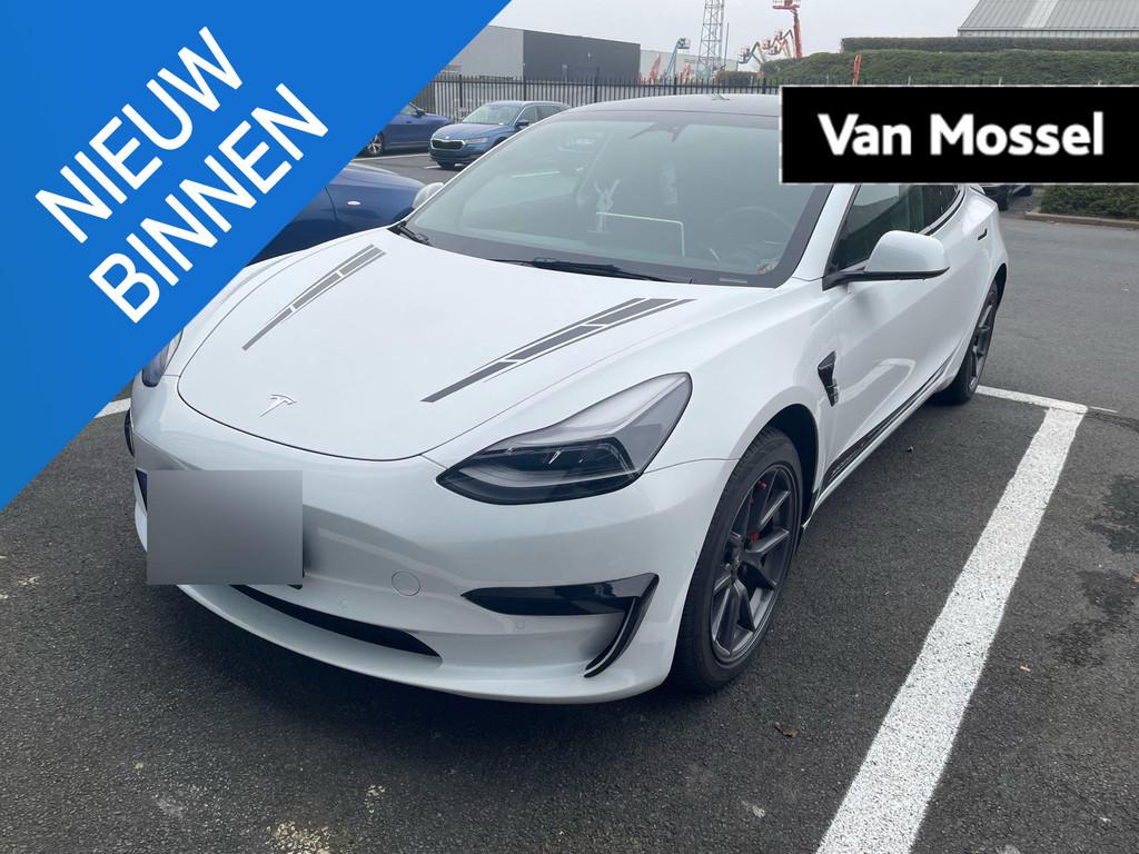 Tesla Model 3 Standard RWD Plus SOH 93% | LEDER | CAMERA, Auto's, Tesla, Bedrijf, Te koop, Model 3, ABS, Airbags, LED verlichting