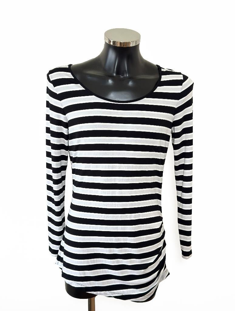 Claudia Sträter long sleeve klassiek topje met ritssluiting, Kleding | Dames, Topjes, Gedragen, Zwart, Lange mouw, Ophalen of Verzenden