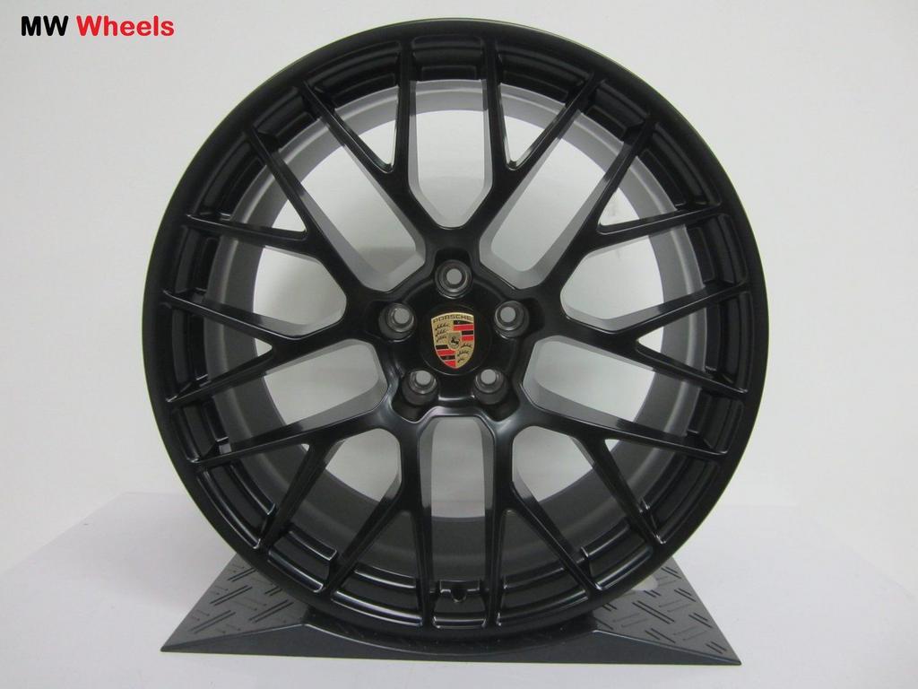 Originele Porsche Macan 20 inch velgen RS Spyder zwart nieuw, Autos : Pièces & Accessoires, Pneus & Jantes, -, Utilisé, 20 pouces