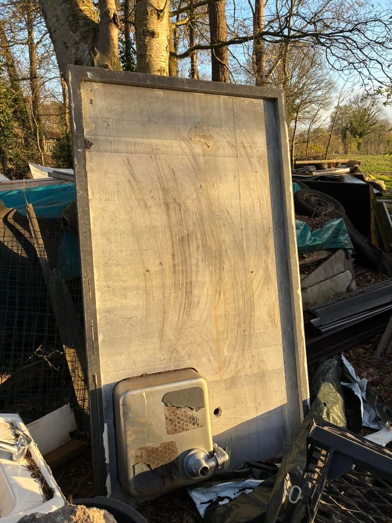 2x Keuken bladen zwarte marmer, Huis en Inrichting, Ophalen, Zo goed als nieuw