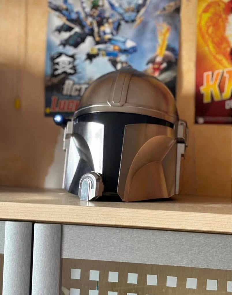 Star Wars the Black series  - The mandalorian helm, Verzamelen, Star Wars, Ophalen, Zo goed als nieuw