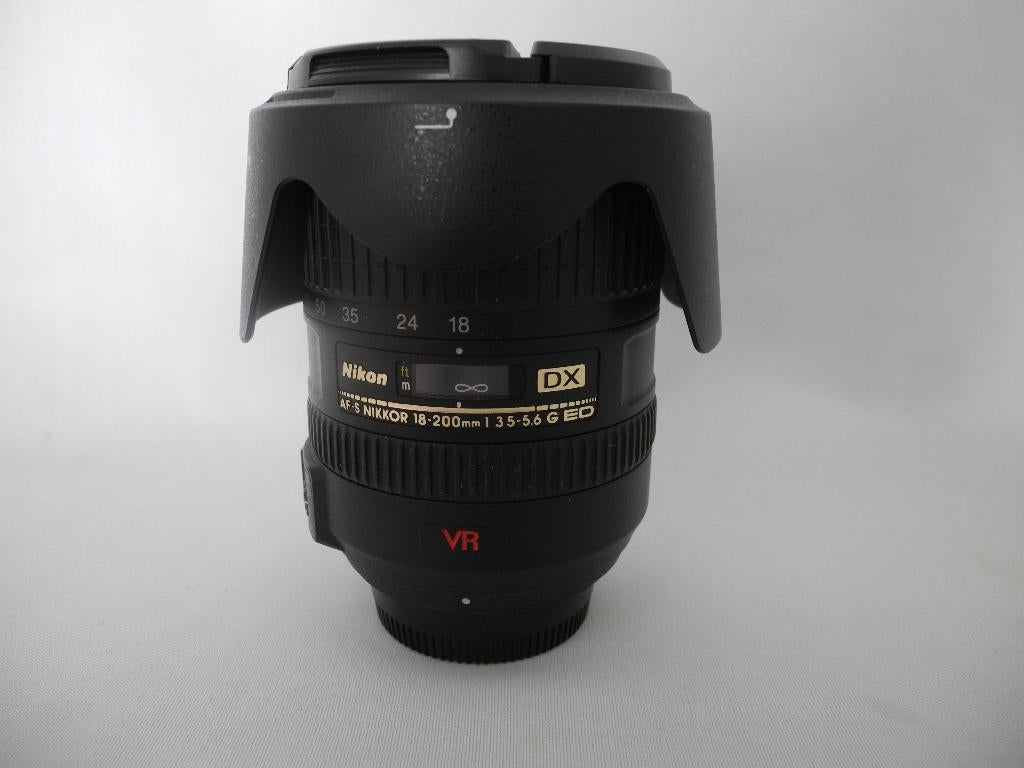 Nikon AF-SNikkor 18-200 3,5- 5,6 G ED VR IF, TV, Hi-fi & Vidéo, Envoi, Comme neuf, Autres types, Zoom