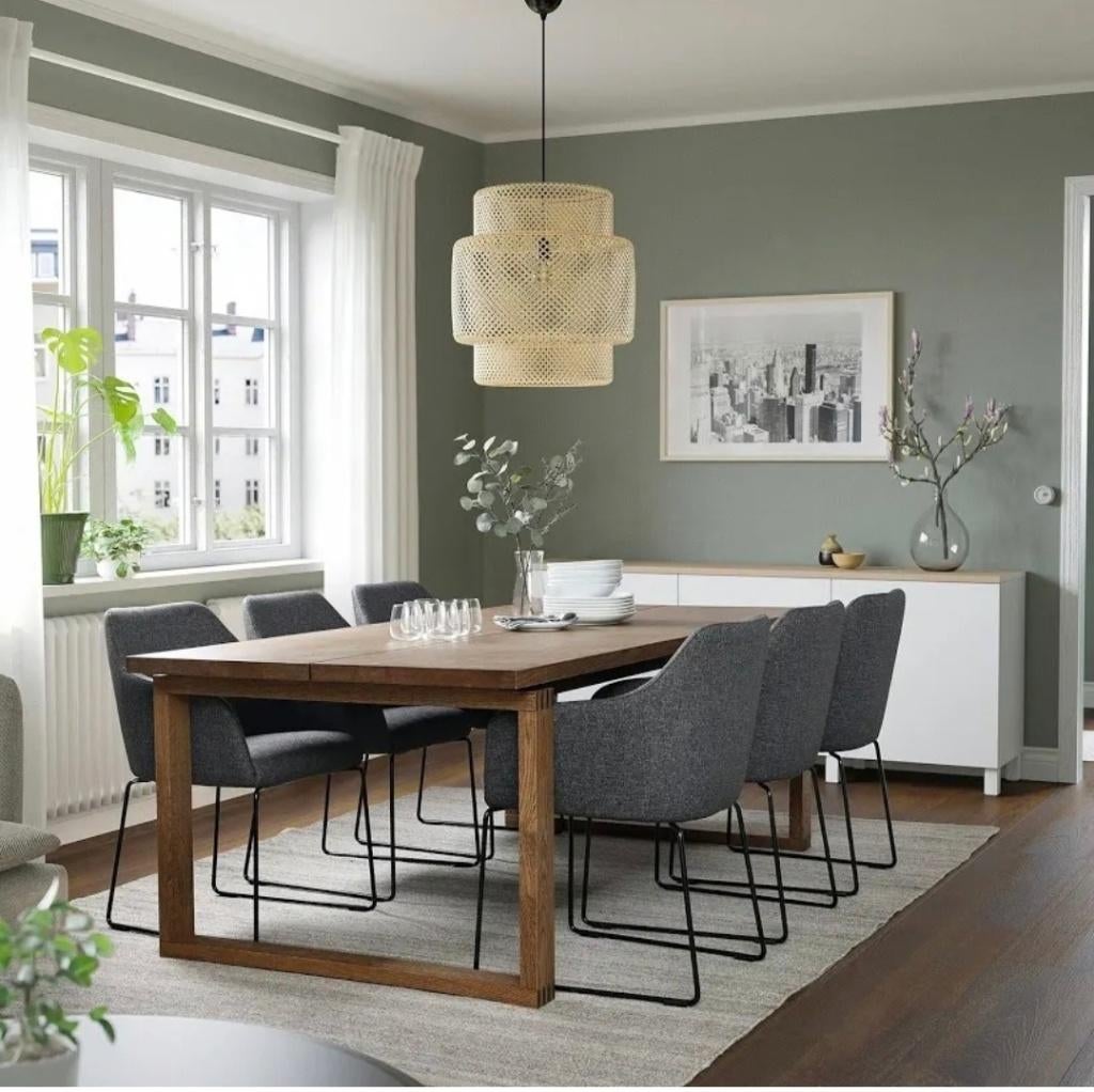 Eetkamertafel MÖRBYLÅNGA ikea, Huis en Inrichting, Ophalen, Gebruikt, 200 cm of meer, 50 tot 100 cm