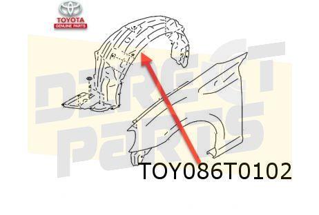 Toyota GT86 Coupe (7/12-6/20)  (ZN6) modderkuip Rechts Origi, Neuf, -, Toyota, -