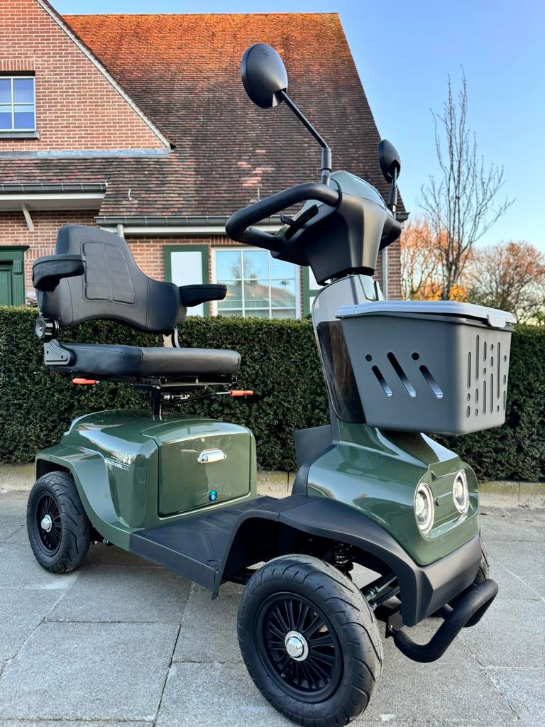 2026 MOBIETECH F4 Scootmobiel - met uitneembare lithium accu, Diversen, Ophalen of Verzenden, Inklapbaar, Nieuw, Elektrische rolstoel