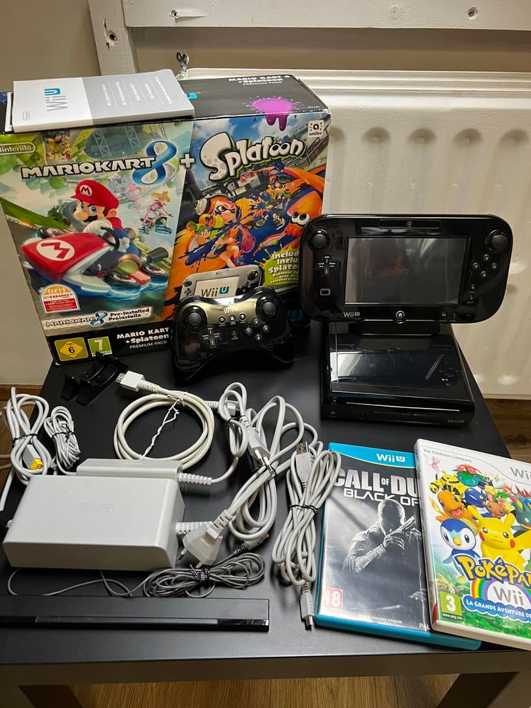 WiiU + Manettes et jeux, Consoles de jeu & Jeux vidéo, Enlèvement ou Envoi, Comme neuf
