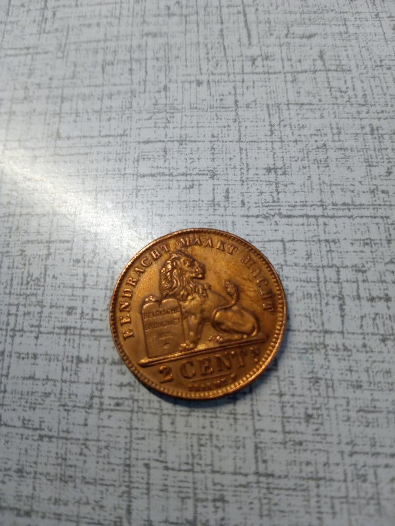 Belgique 2 ct cuivre 1919 NL TTB roi Albert, Timbres & Monnaies, Monnaies | Belgique, Envoi, Bronze, Monnaie en vrac