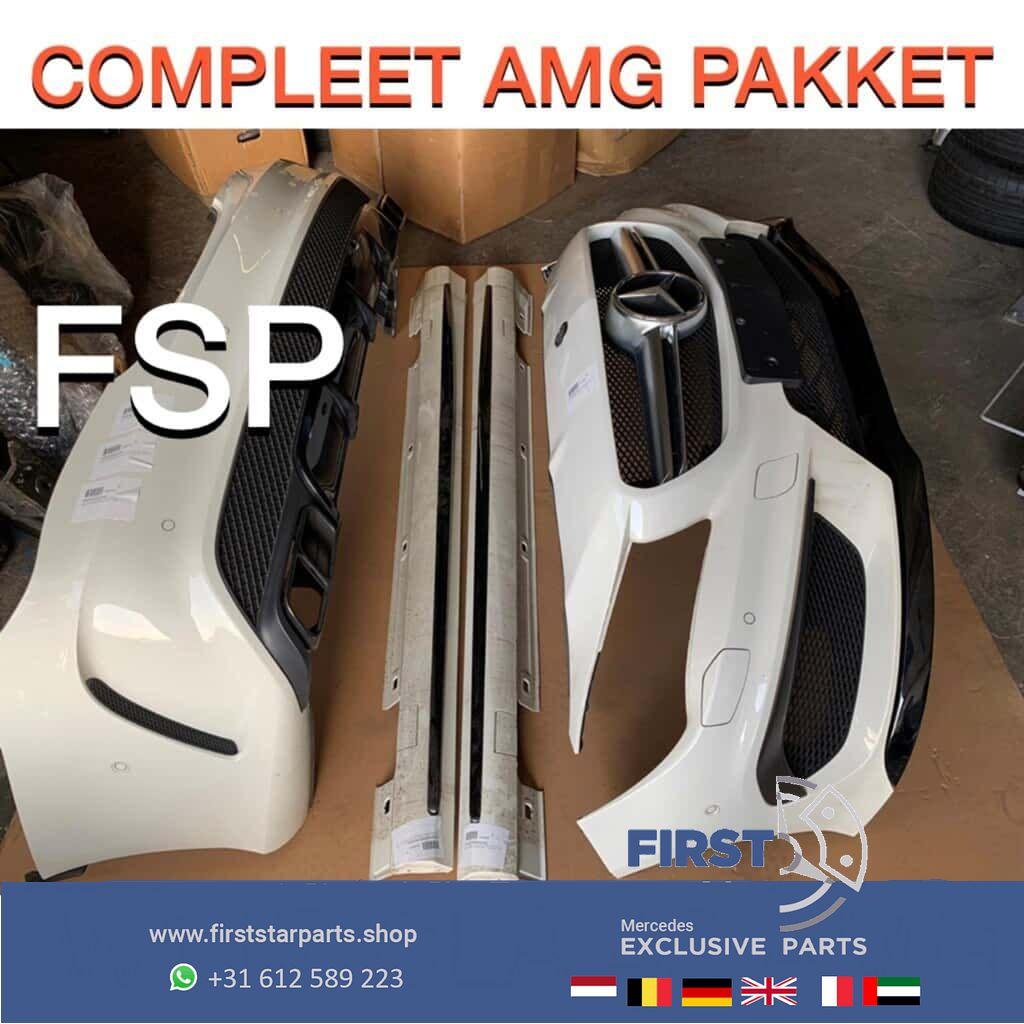 CLA 45 AMG Bumper set Origineel Mercedes wit compleet pakket, Auto-onderdelen, Carrosserie, Bumper, Mercedes-Benz, Voor, Achter