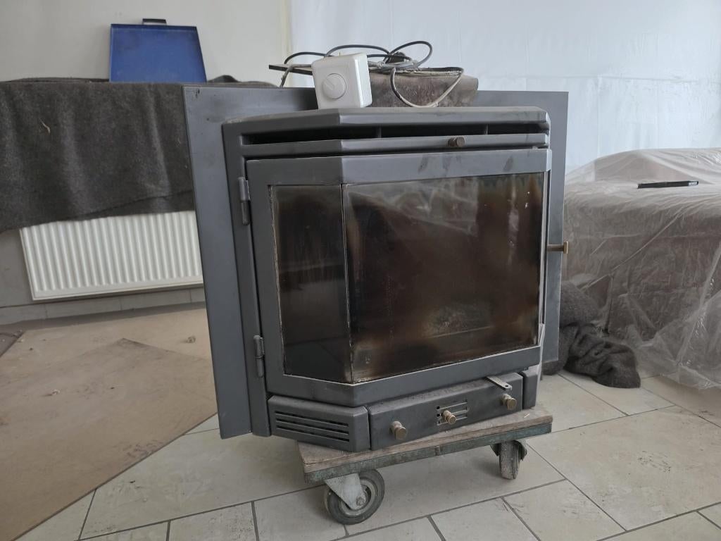 Houtkachel / Houtcasette, Huis en Inrichting, Haarden, Gebruikt, Houthaard, Ophalen