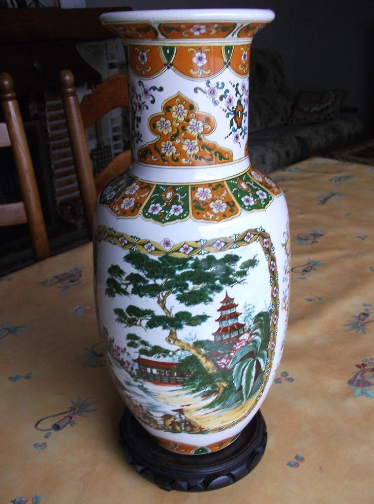 MOOIE CHINESE VAAS, Ophalen of Verzenden