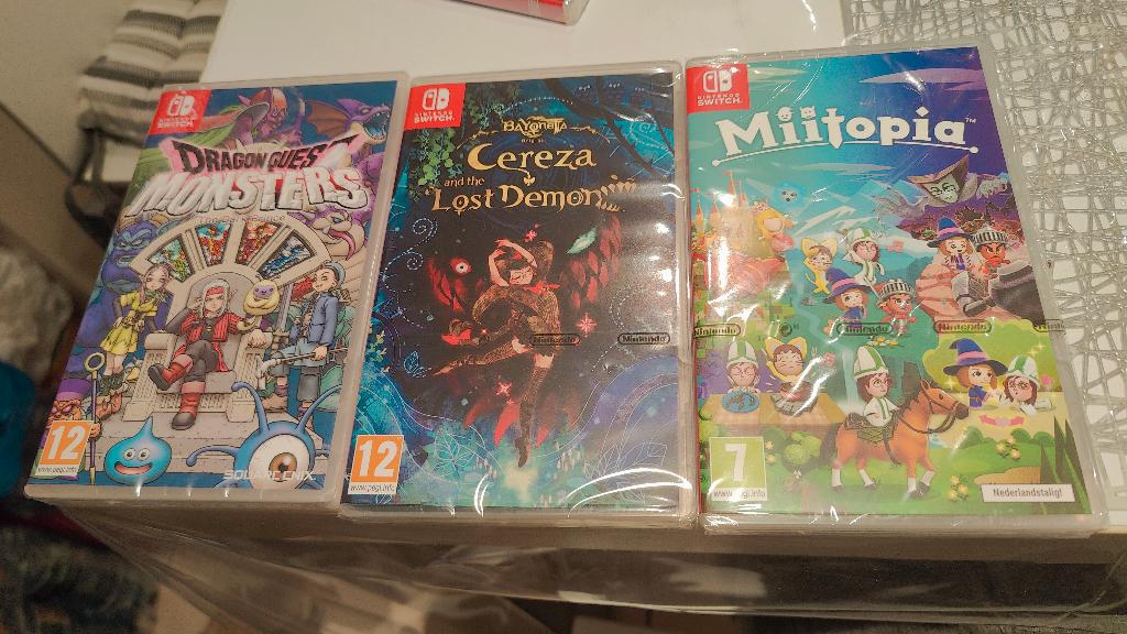 3 splinternieuwe Nintendo switch games (Sealed), Games en Spelcomputers, Ophalen of Verzenden, Nieuw