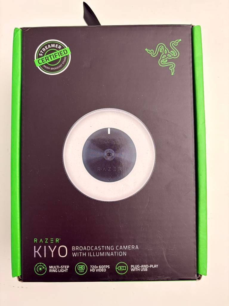 Caméra de streaming Razer Kiyo avec éclairage annulaire, Consoles de jeu & Jeux vidéo, Consoles de jeu | Xbox | Accessoires, Comme neuf