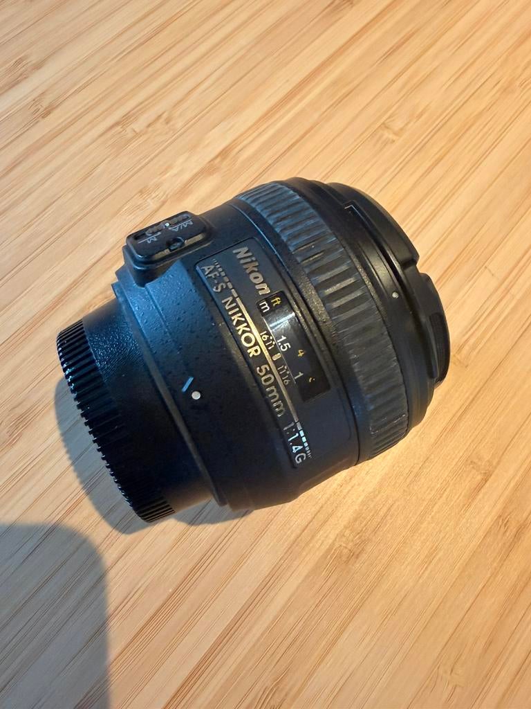 Nikon AF-S Nikkor 50mm f/1.4G prime lens, Ophalen of Verzenden, Zo goed als nieuw