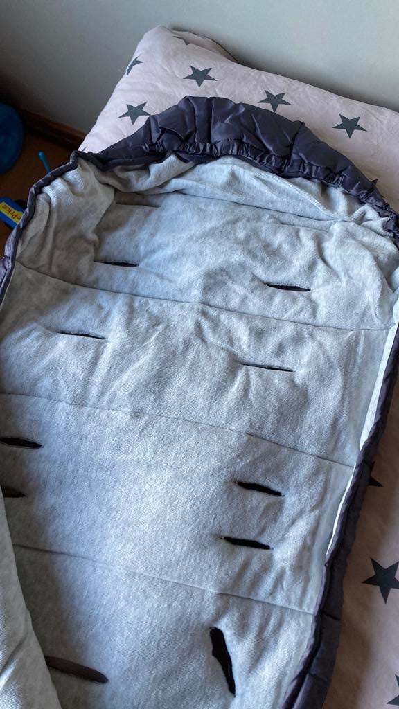 Voetenzak 2x, Kinderen en Baby's, Buggy's, Ophalen, Zo goed als nieuw, Voetenzak