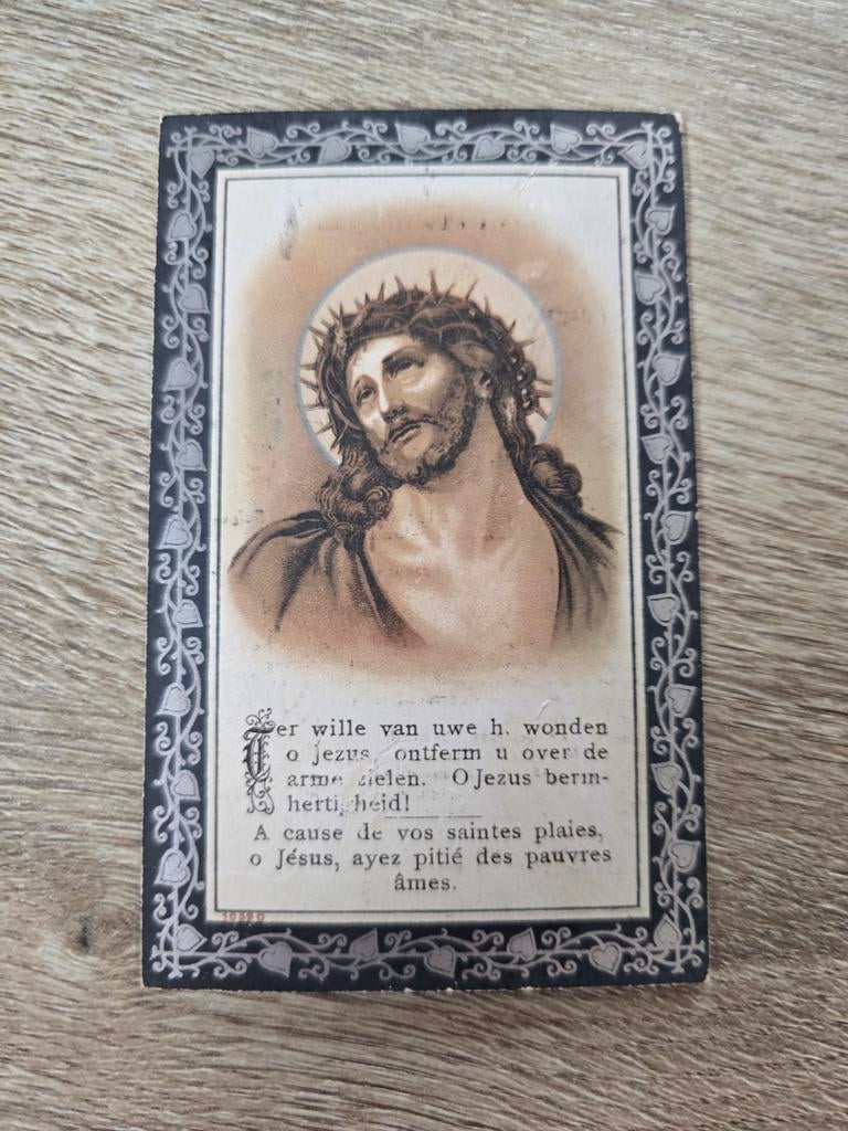 Doodsprentje , 1918  , Diest , gesneuveld , Zarren, Verzamelen, Bidprentjes en Rouwkaarten, Ophalen of Verzenden, Bidprentje