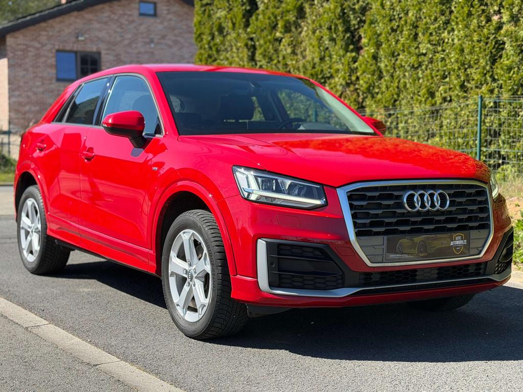 Audi Q2 Q2 1.6 TDi S-LINE, Autos, Audi, Rouge, 118 g/km, Entreprise, Noir