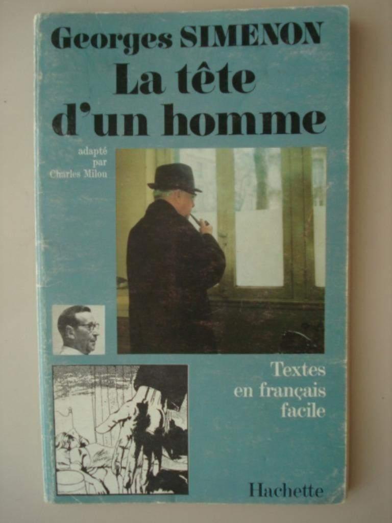 12. Georges Simenon La tête d'un homme Hachette français fac, Gelezen, Tv-bewerking, Verzenden, Georges Simenon