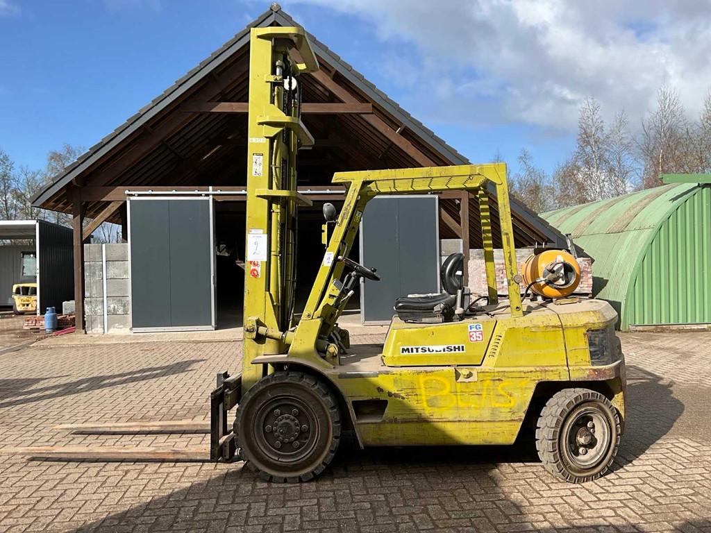 1990 Mitsubishi FG35 Vorkheftruck, Overige aandrijving, Heftruck, Mitsubishi